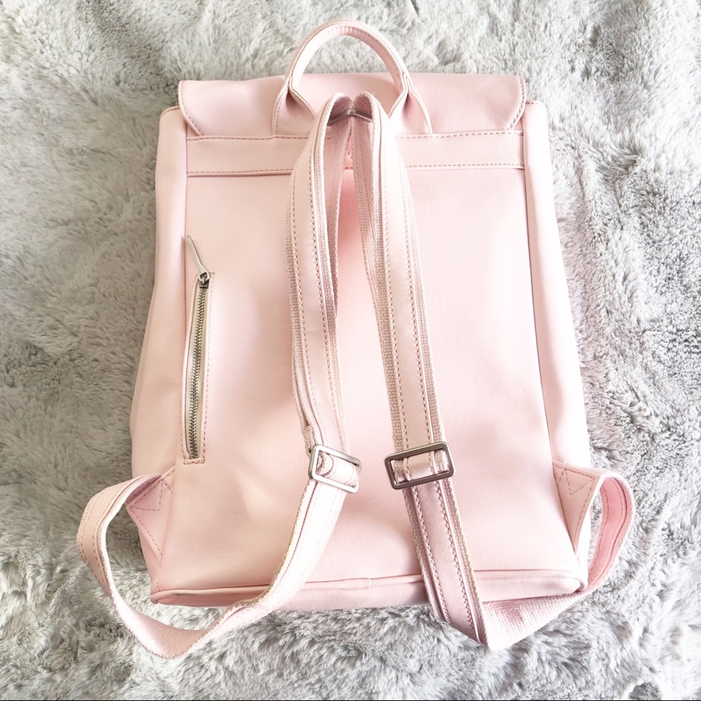 Matt & Nat Light Pink Vegan Leather Backpack - Picture 11 of 12